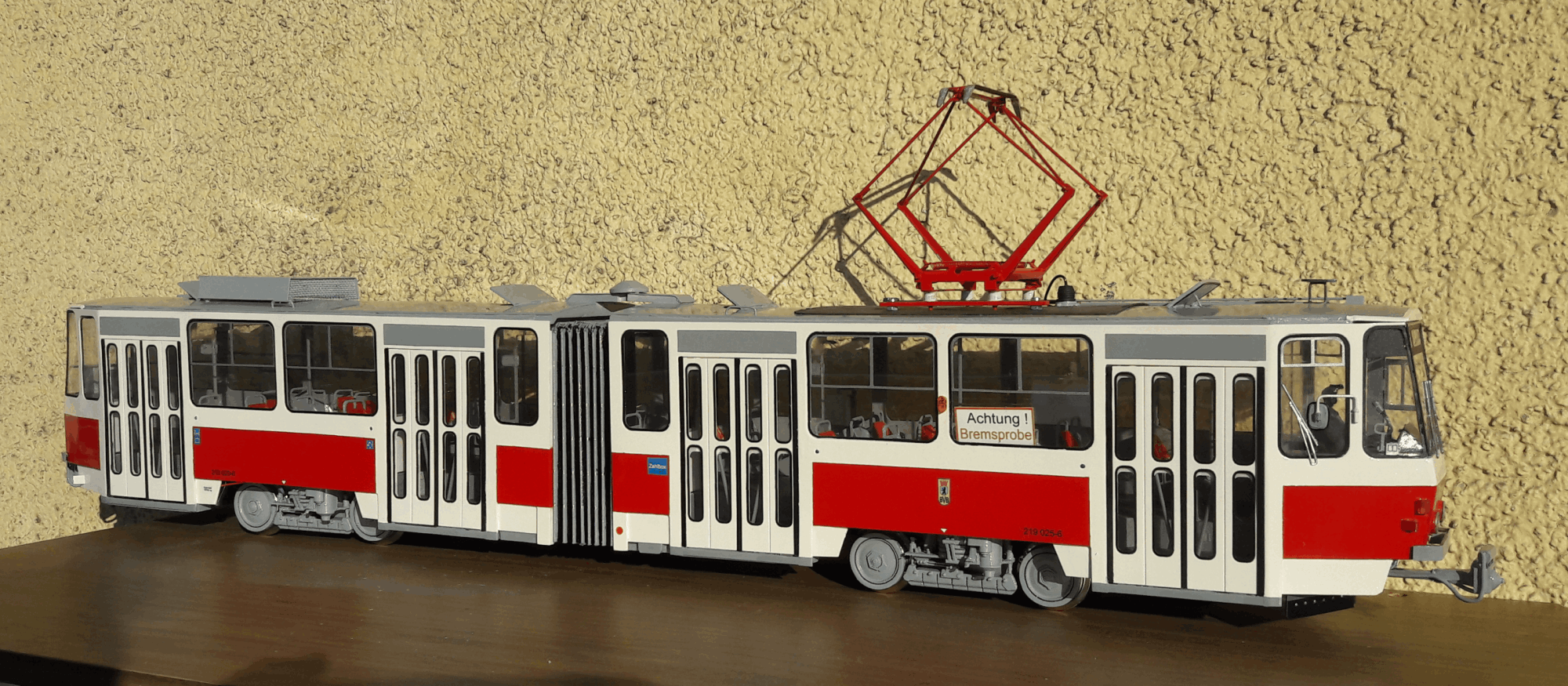 Straßenbahnmodell KT4D Berlin